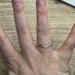 Pandora Silver Wishbone ring